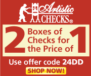 Artistic Checks coupon code